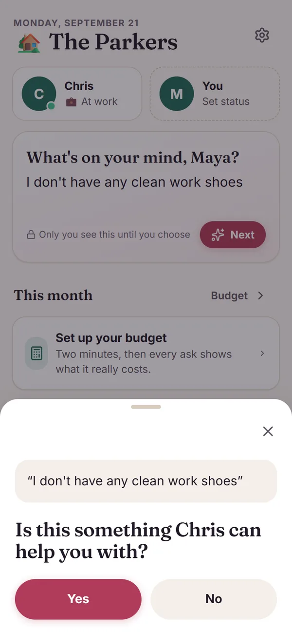 Same Page asking: Is this something Chris can help you with?